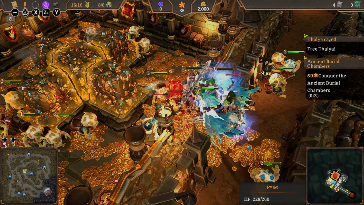مبارزه گابلین‌ها با نیروهای شر مطلق در بازی Dungeons 4