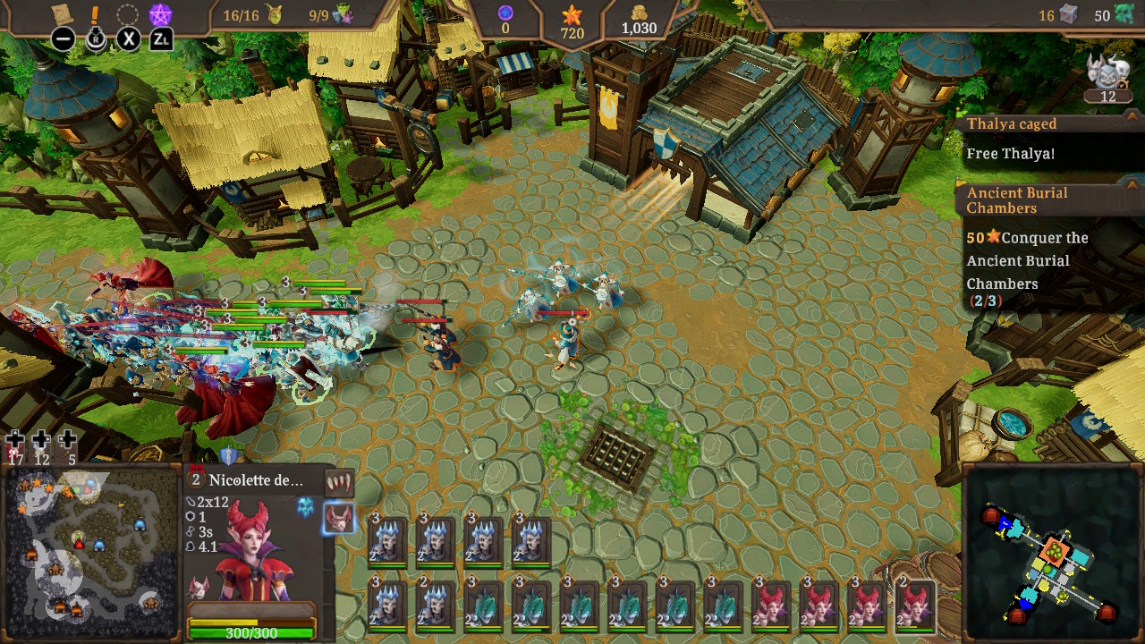 جابجایی نیرو‌ها و مبارزه در دنیای رویین در بازی Dungeons 4