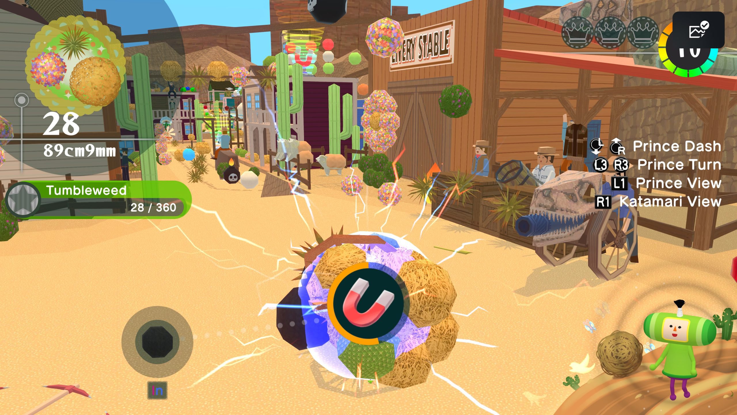 مرحله آمریکا در Once Upon A KATAMARI