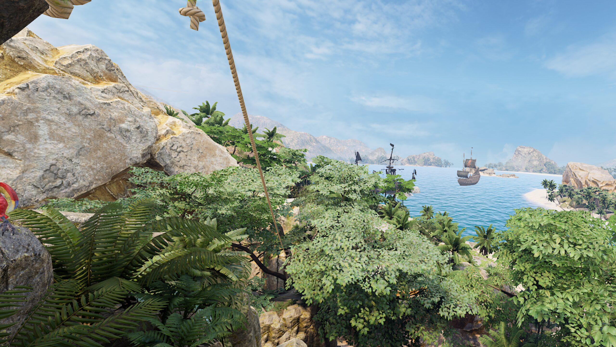 نقد و بررسی بازی Pirates VR: Jolly Roger 4 صخره نوردی در بازی Pirates VR: Jolly Roger