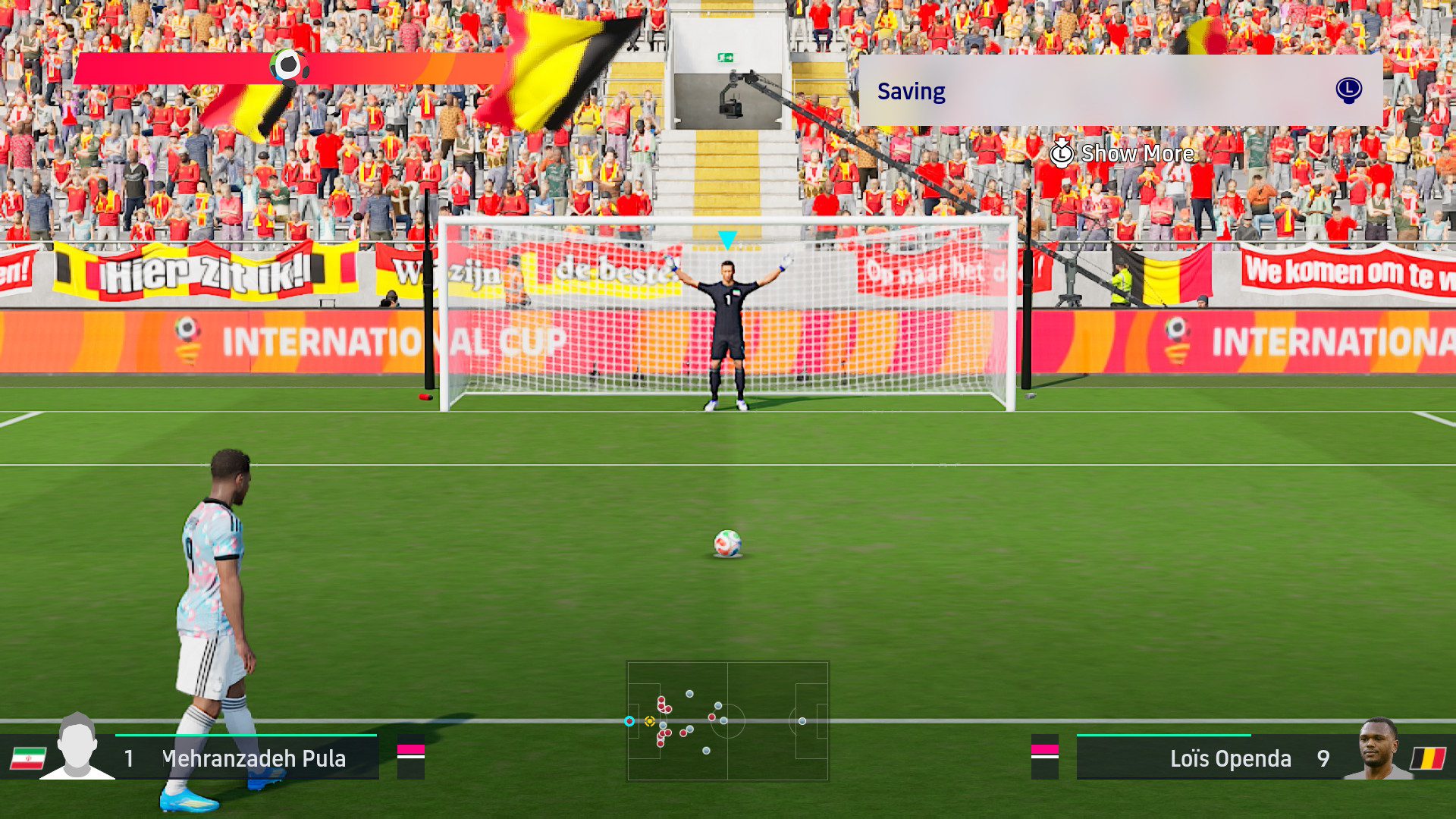 پنالتی بازی efootball kick-off