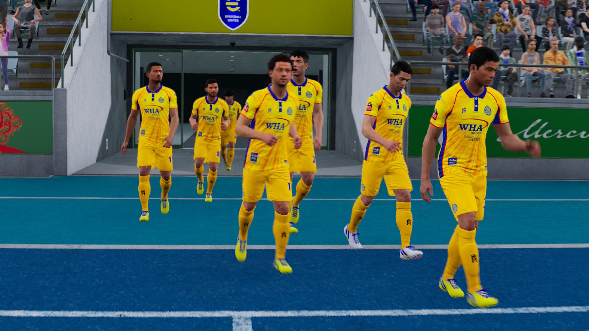 ورود بازکنان بازی efootball kick-off