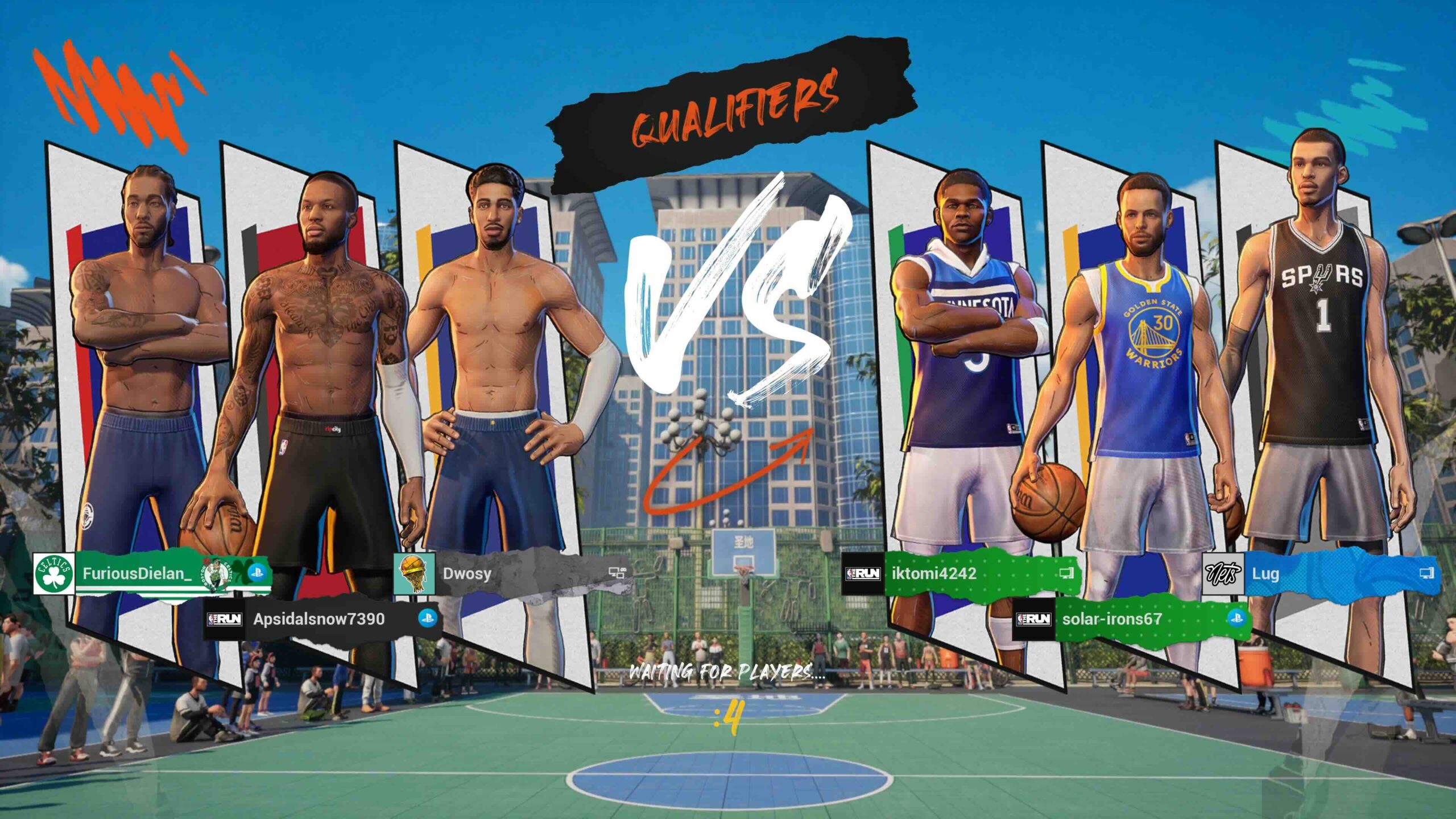 نقد و بررسی بازی NBA The Run 2 ترکیب تیم در _ بازی NBA The Run