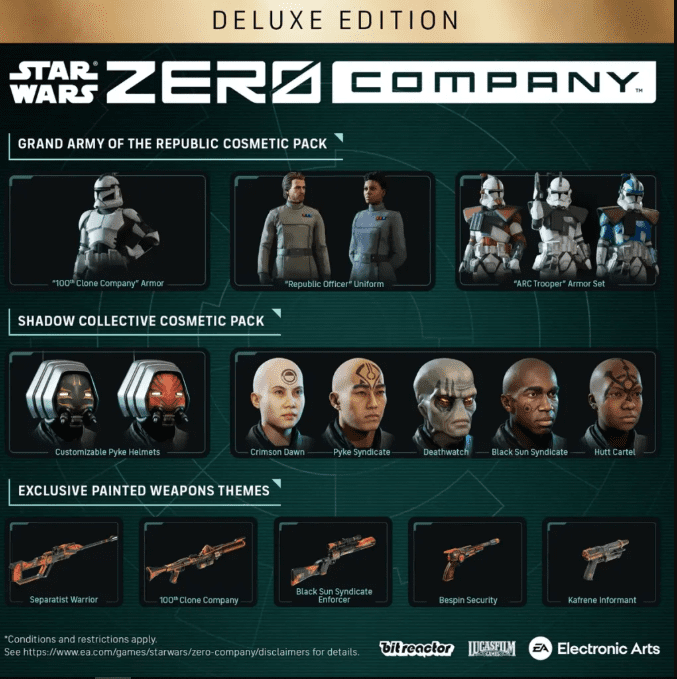 نسخه DELUXE Star Wars Zero Company
