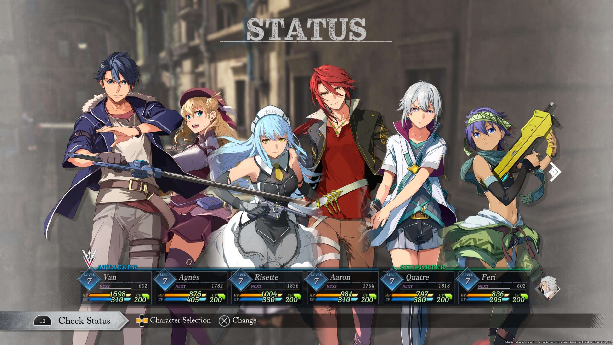 گروه بازی The Legend of Heroes: Trails Beyond the Horizon
