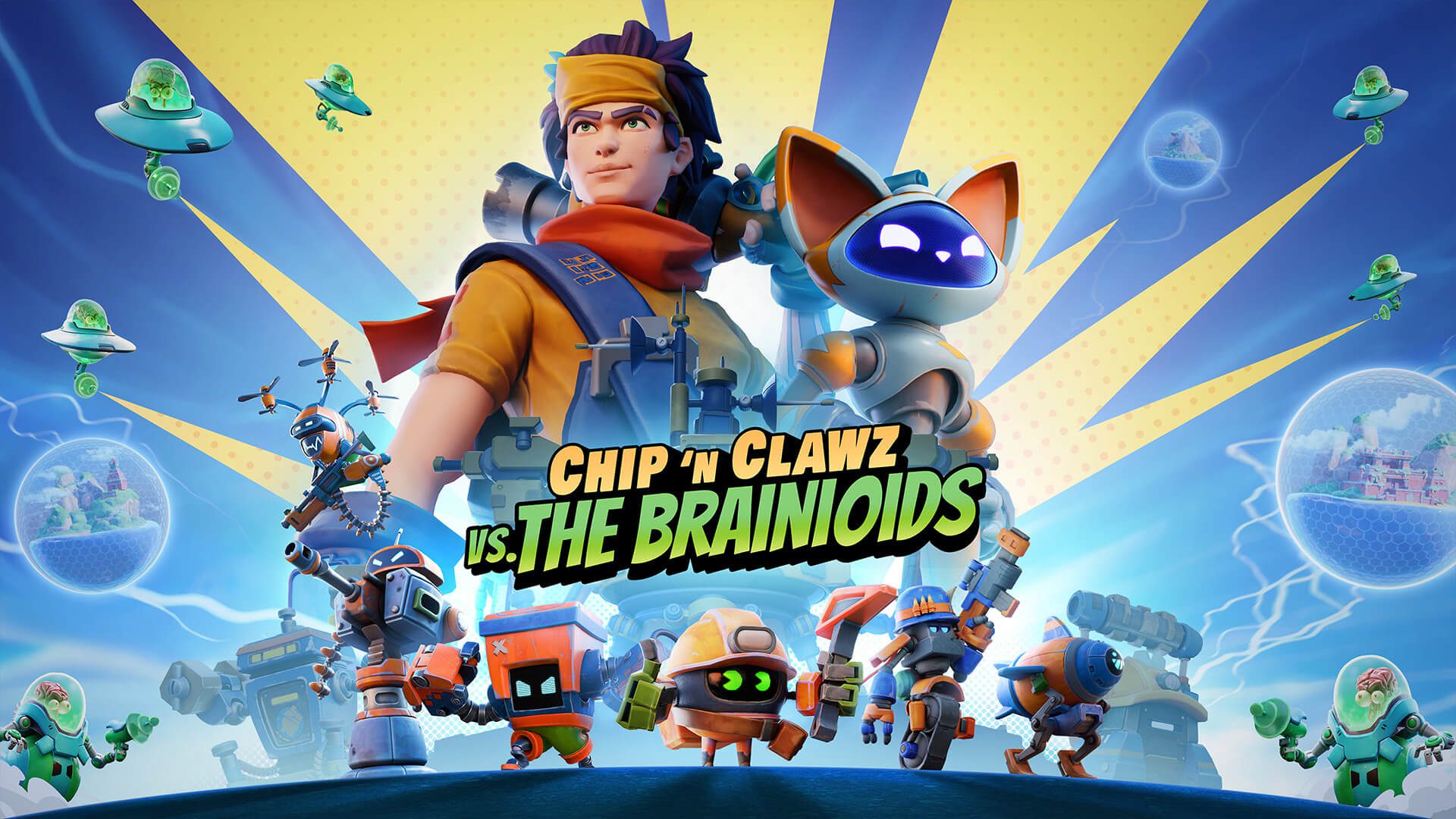 نقد و بررسی بازی Chip ‘N Clawz vs. The Brainioids