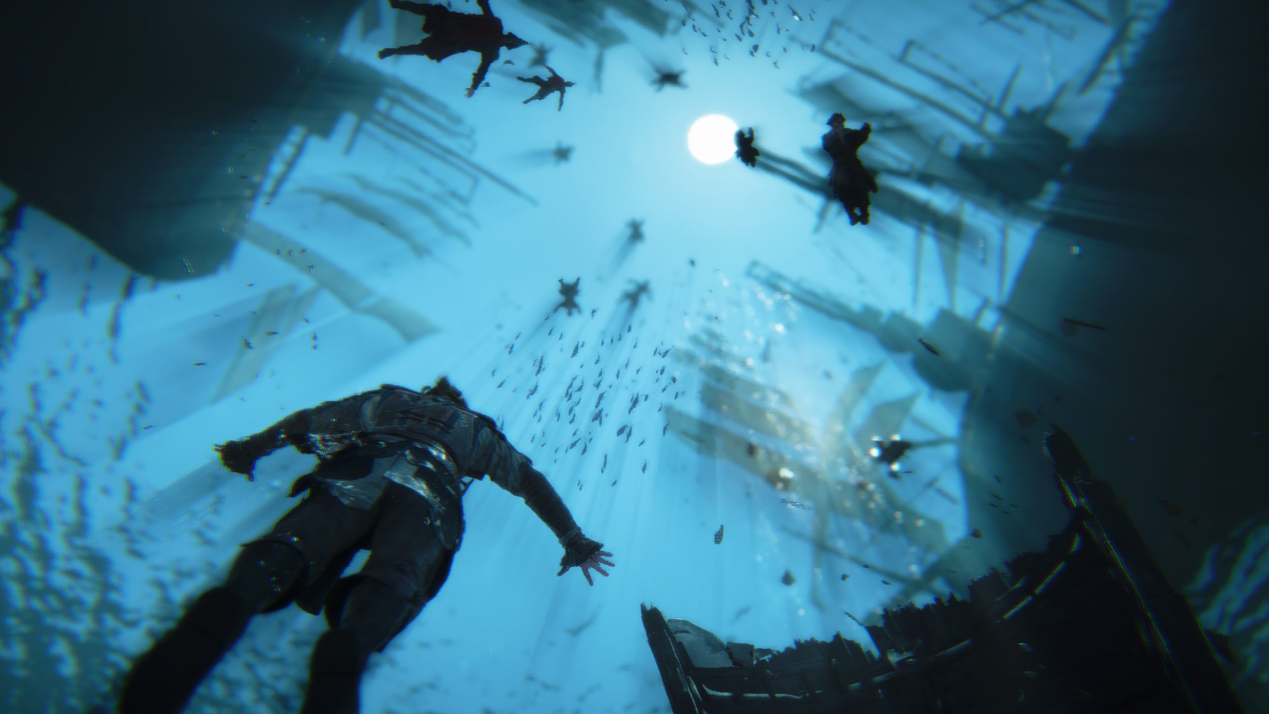 نقد و بررسی بازی Assassin's Creed Black Flag Resynced 7 شنا در اقیانوس بازی Assassin's Creed Black Flag Resynced