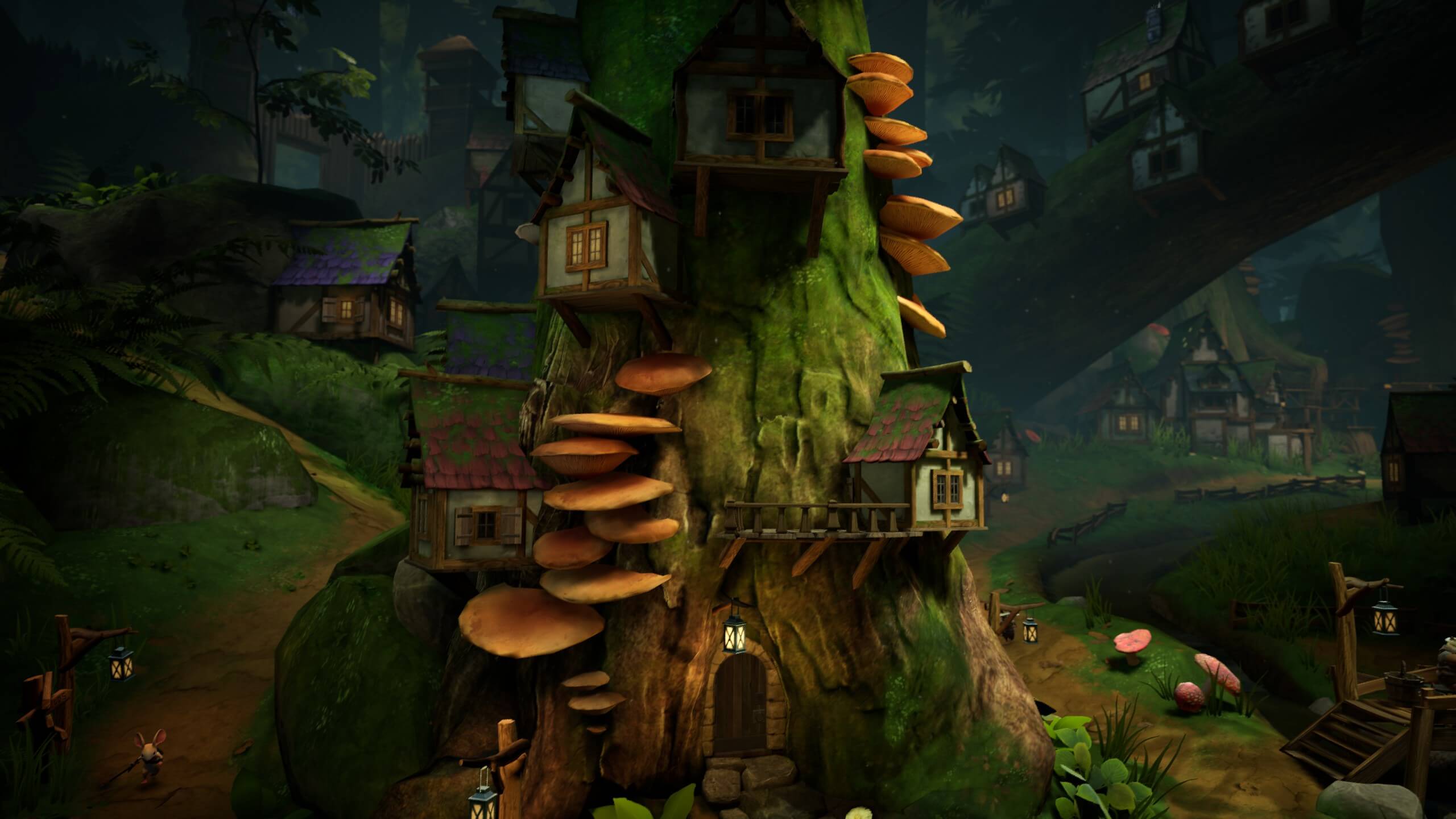 نقد و بررسی بازی Moss: The Forgotten Relic 3 فضای داخل بازی Moss: The Forgotten Relic