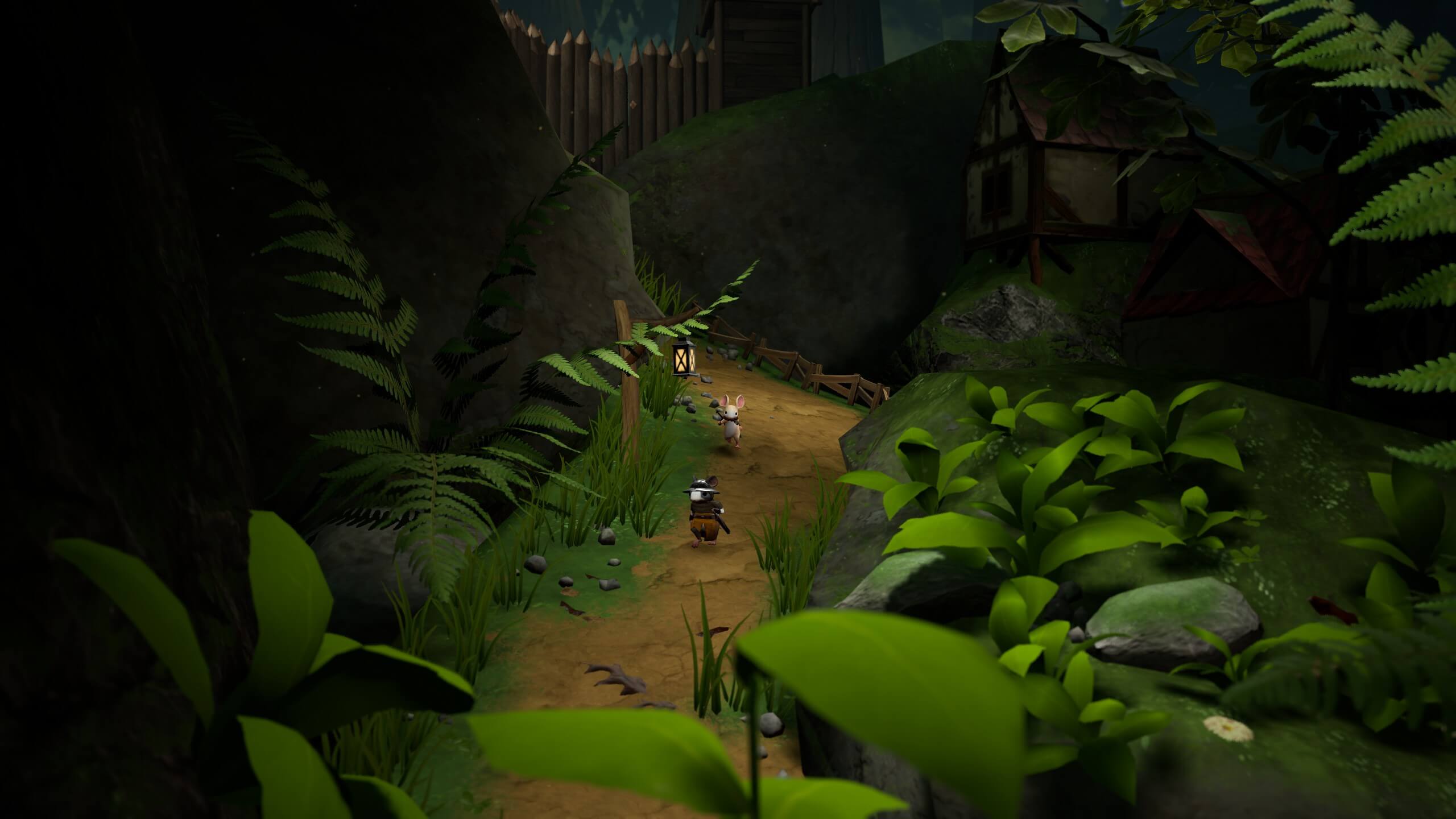 نقد و بررسی بازی Moss: The Forgotten Relic 5 محیط Moss: The Forgotten Relic