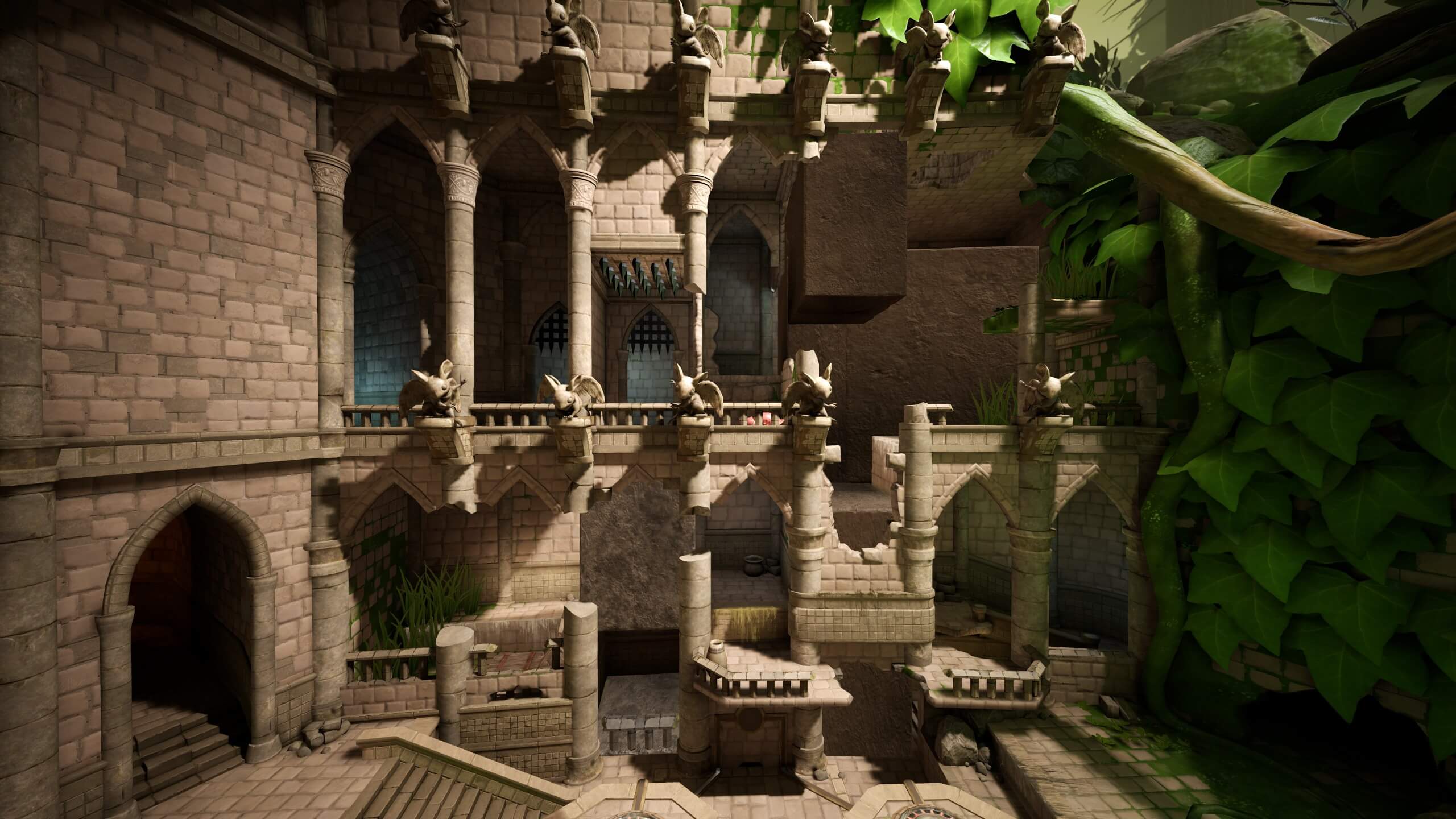نقد و بررسی بازی Moss: The Forgotten Relic 10 قلعه متروکه در بازی Moss: The Forgotten Relic