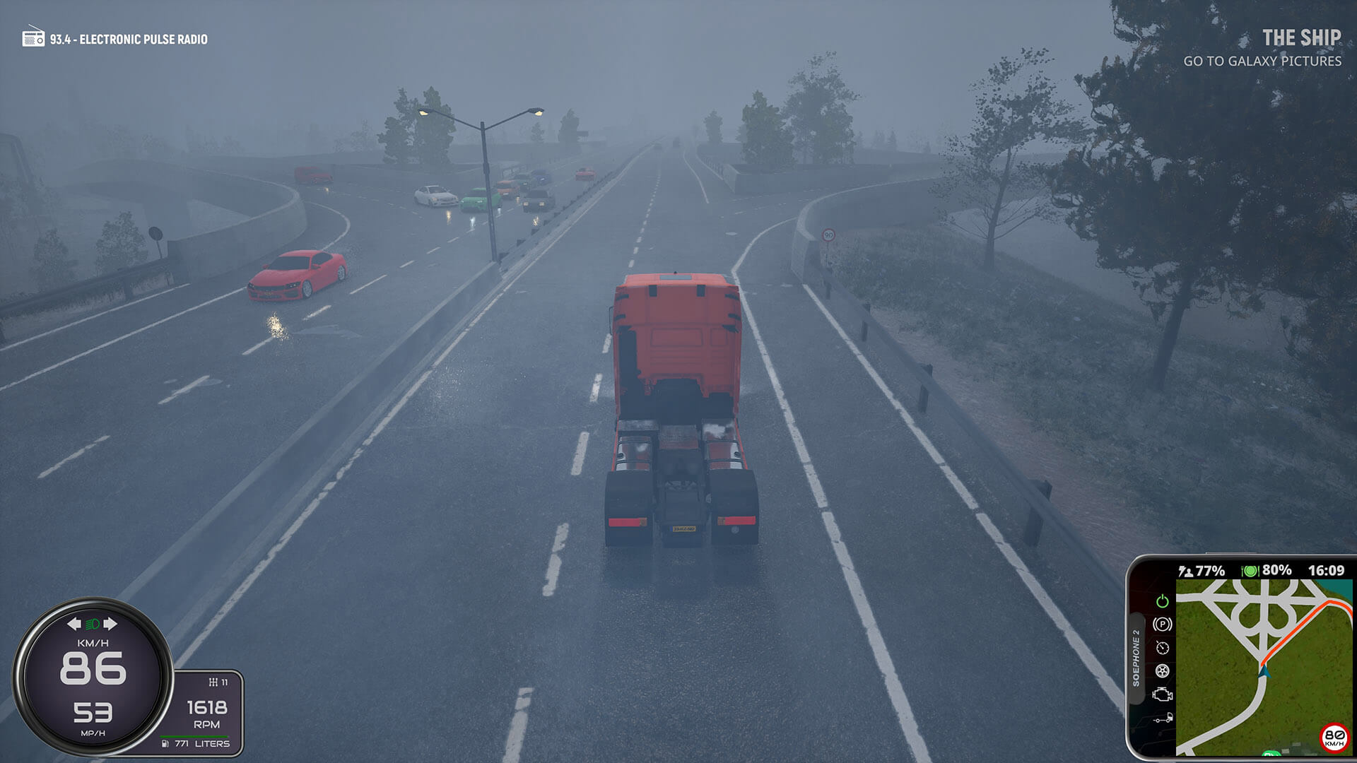 نقد و بررسی بازی Truck Driver: The Dutch Connection 3 هوای مه آلود Truck Driver: The Dutch Connection