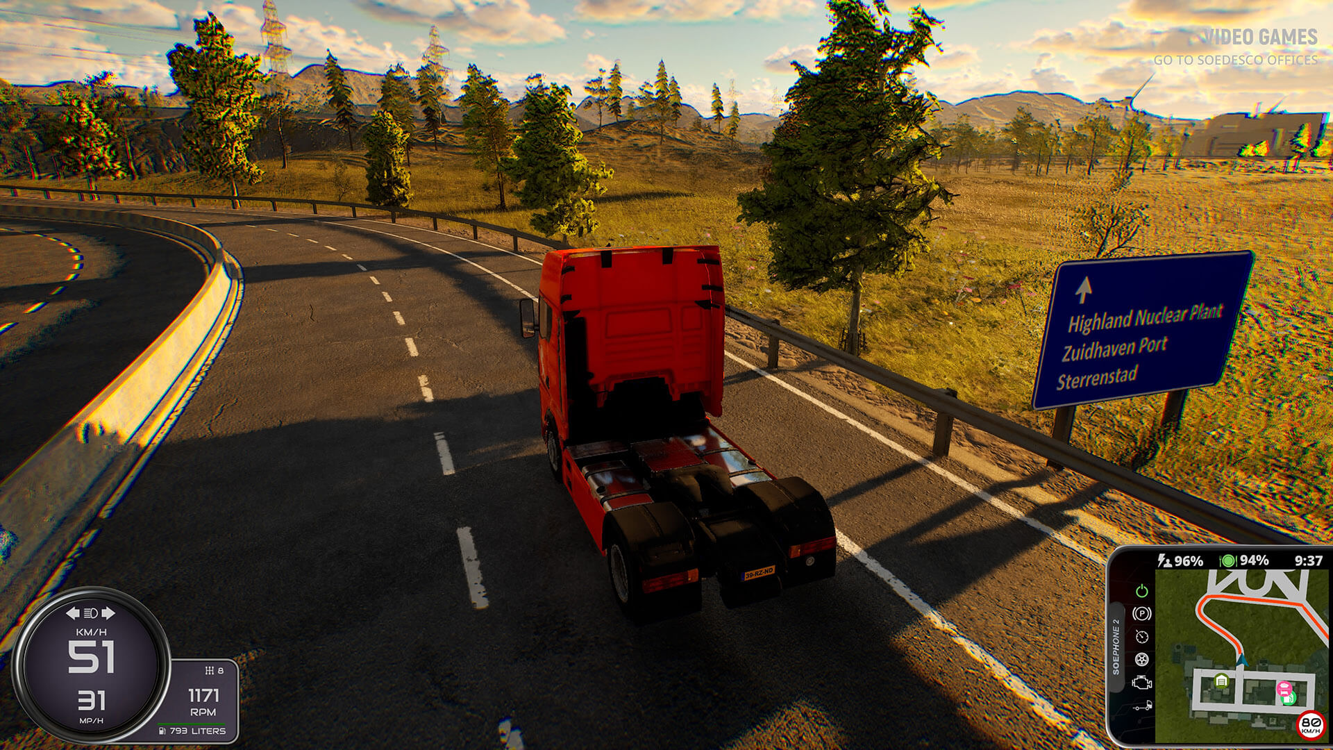 نقد و بررسی بازی Truck Driver: The Dutch Connection 6 محیط طبیعی Truck Driver: The Dutch Connection