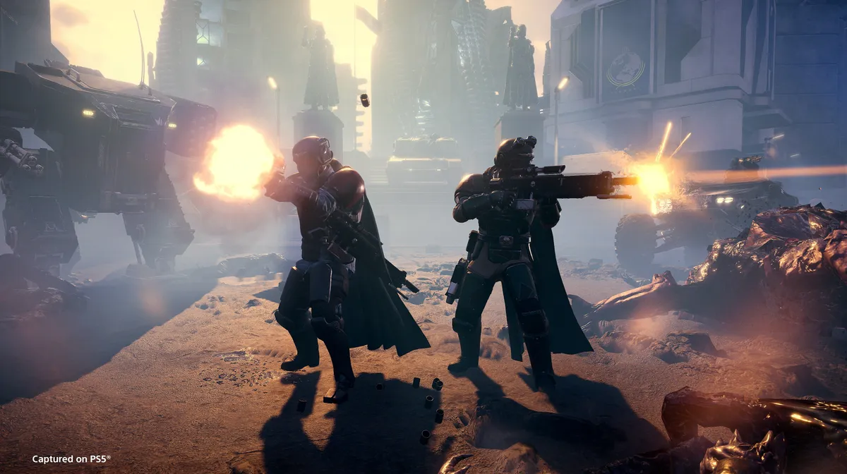 از همکاری جذاب Helldivers 2 و Warhammer 40,000 رونمایی شد