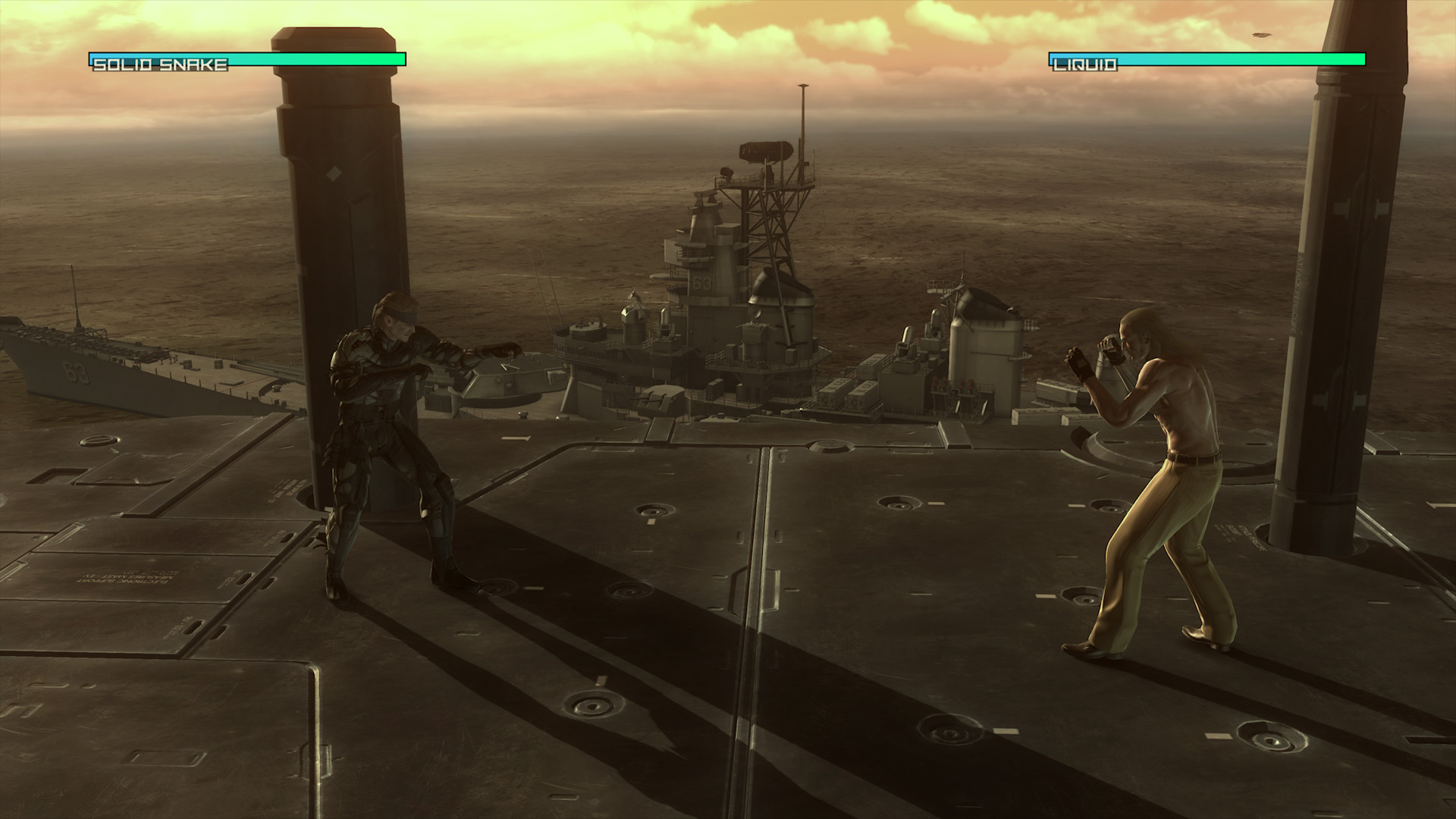 نقد و بررسی بازی Metal Gear Solid: Master Collection Vol. 2 6 مبارزه old snake با برادرش