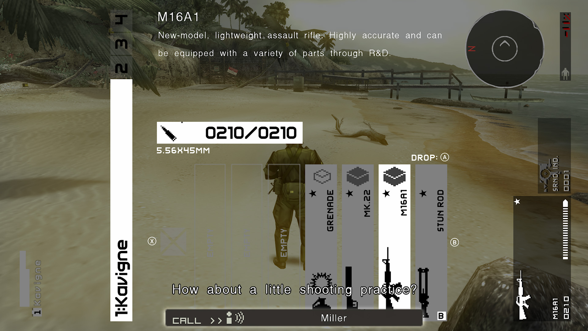 نقد و بررسی بازی Metal Gear Solid: Master Collection Vol. 2 16 انتخاب اسلحهها
