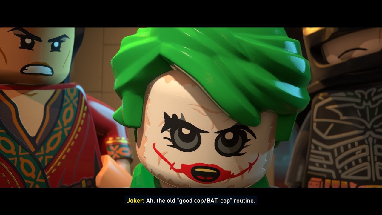 نقد و بررسی بازی Lego Batman: Legacy of The Dark Knight 4 اعتراف گیری بتمن از جوکر