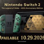 نسخه ویژه Switch 2 با تم ۴۰ سالگی The Legend of Zelda معرفی شد