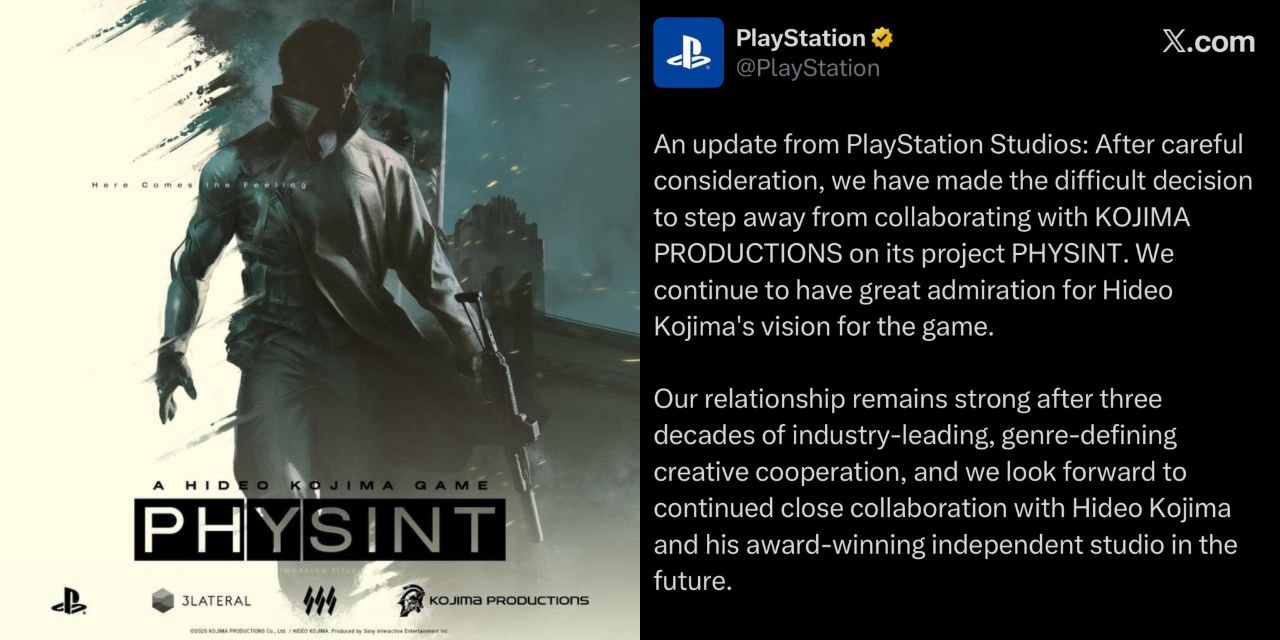بازی Physint هیدئو کوجیما جانشین معنوی Metal Gear حالا توسط XBOX منتشر خواهد شد 4 سونی و جدایی Physint