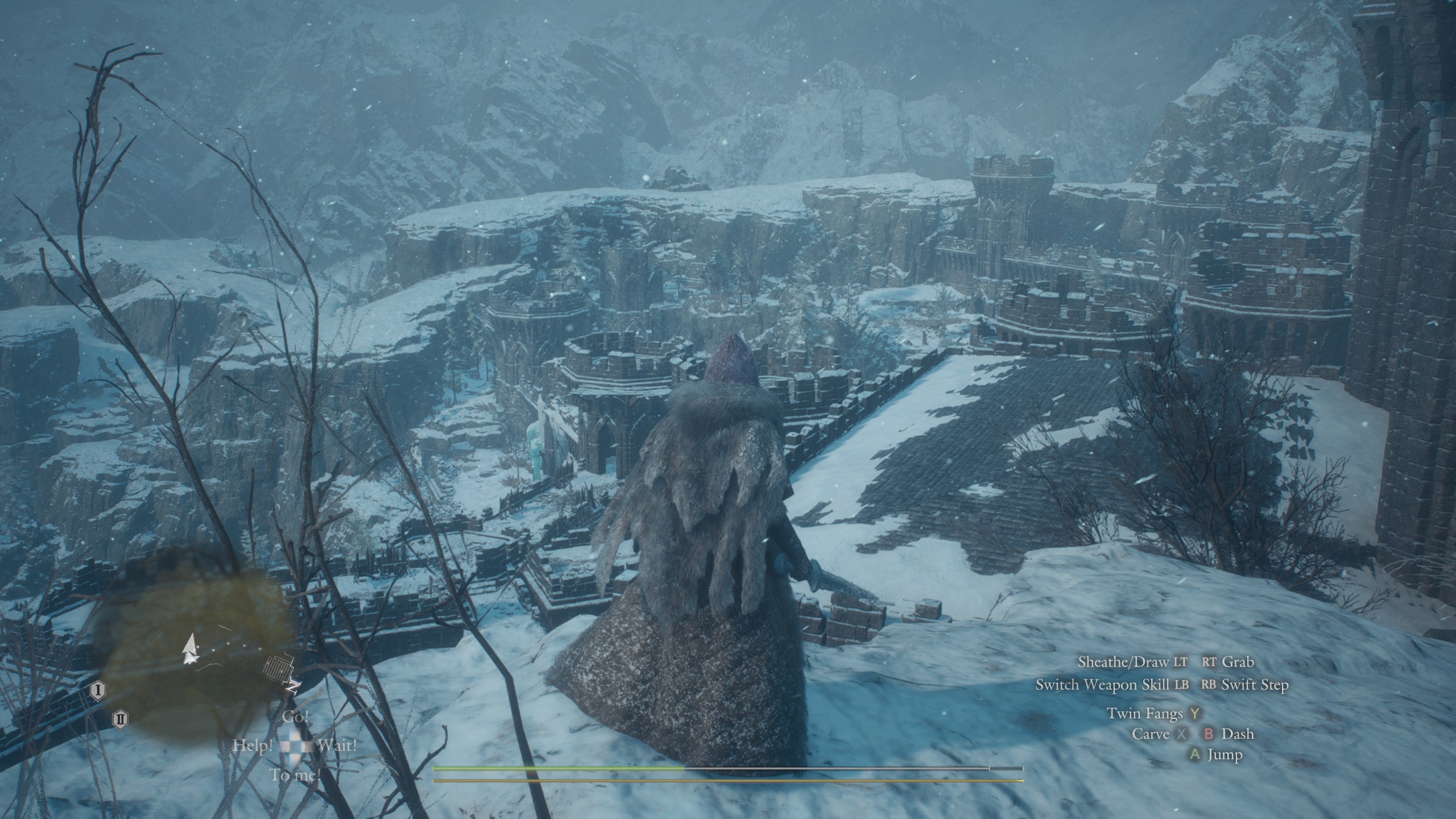 نقد و بررسی بازی Dragon’s Dogma 2: Dark Arisen 5 قلعه های عظیم یخ زده